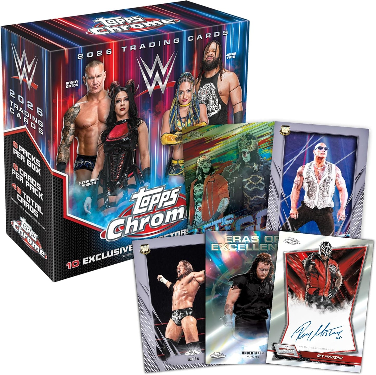 2026 Topps Chrome WWE Mega Box