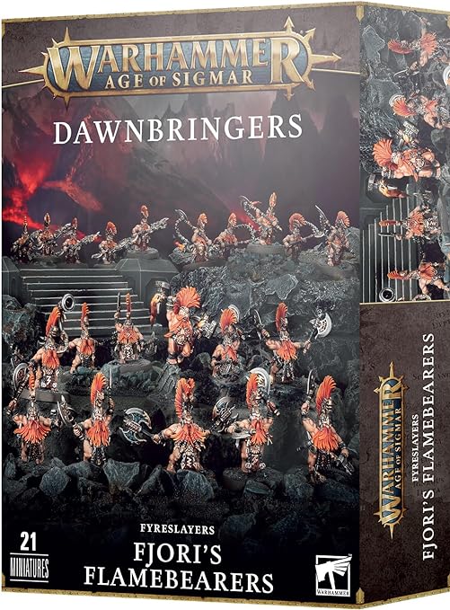 Games Workshop - Warhammer Age of Sigmar - Fyreslayers Dawnbringers Fjori's Flamebearers