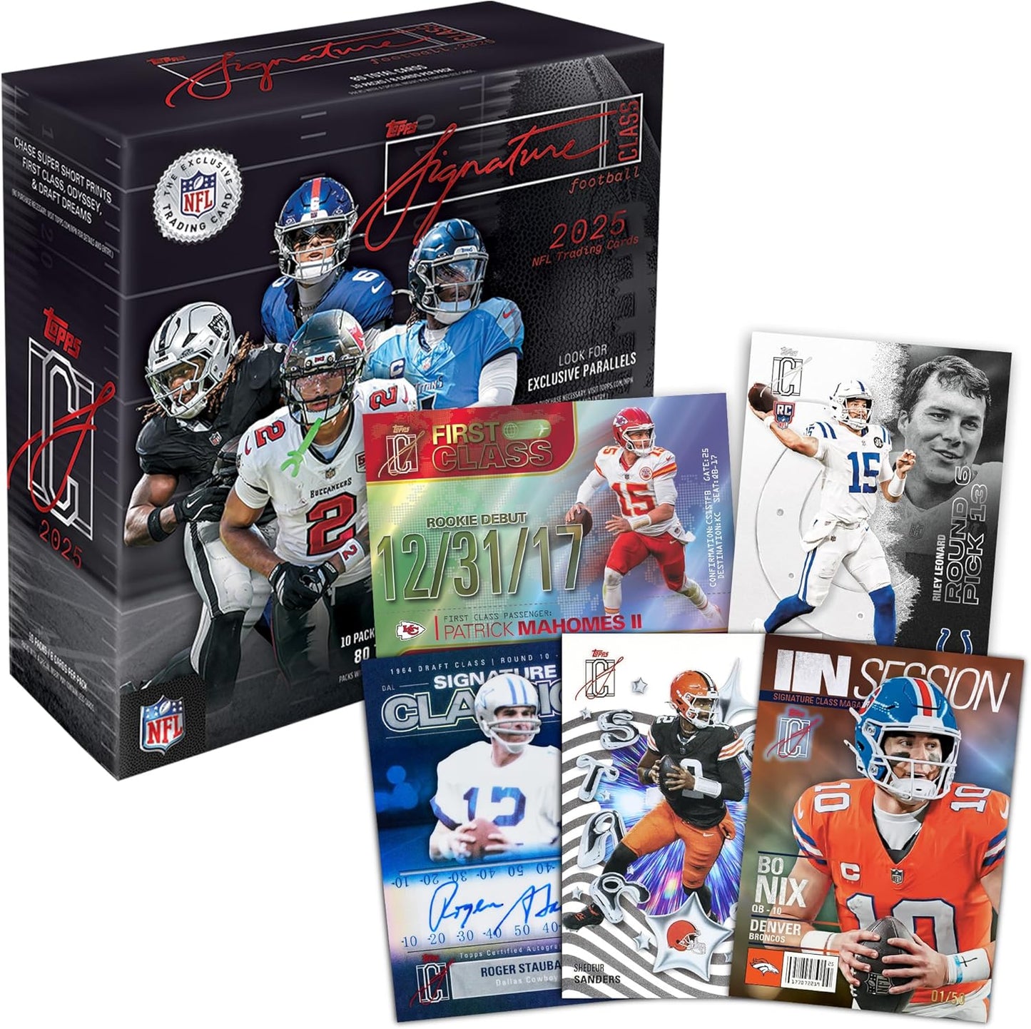 2025 Topps Signature Class Football - Factory Sealed - Mega Box