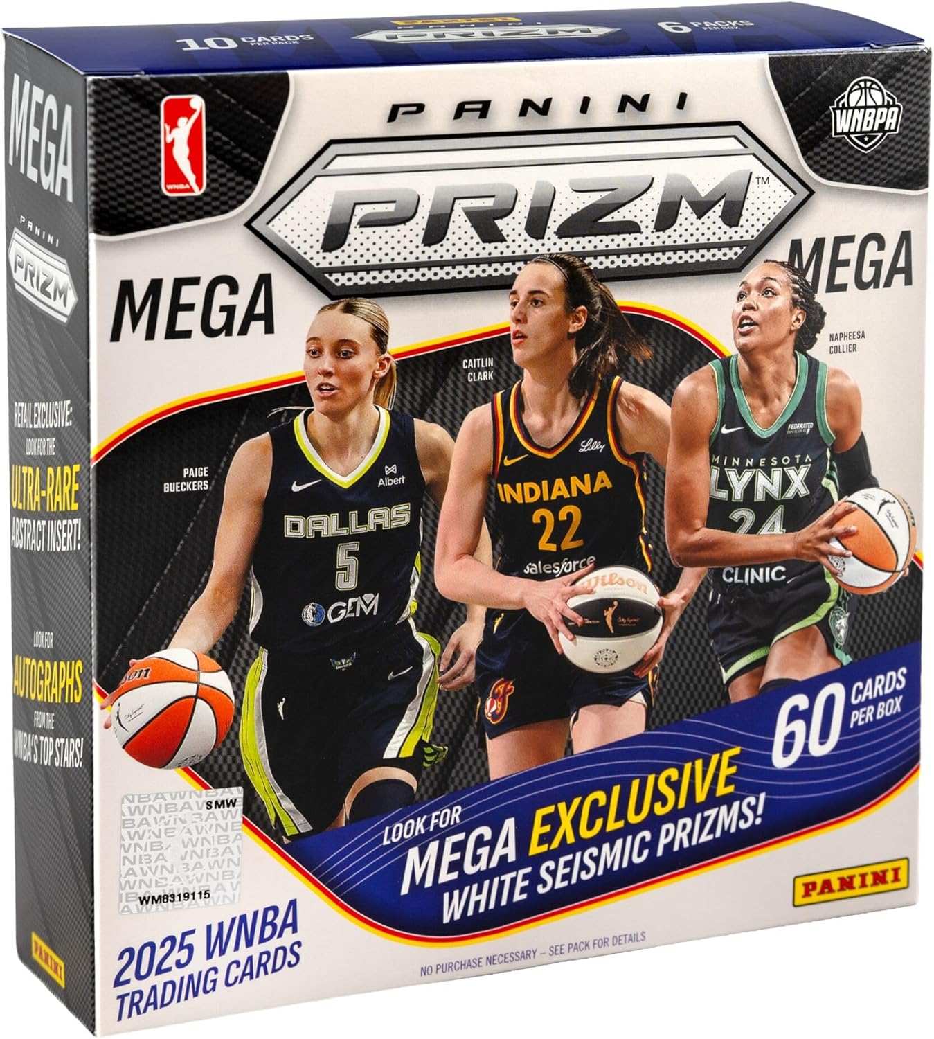 2025 Panini Prizm WNBA Basketball Mega Box