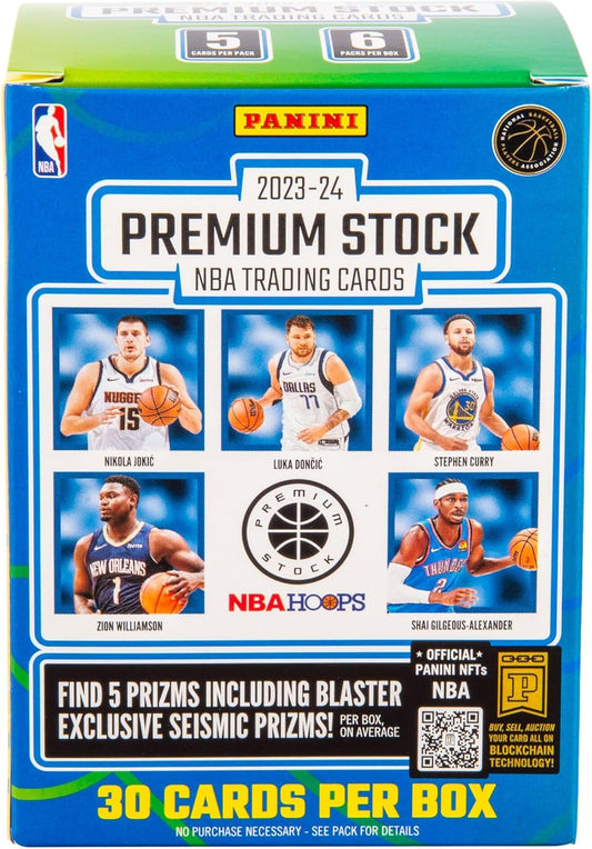 2023-24 Panini Premium Stock Basketball 6-Pack Blaster Box
