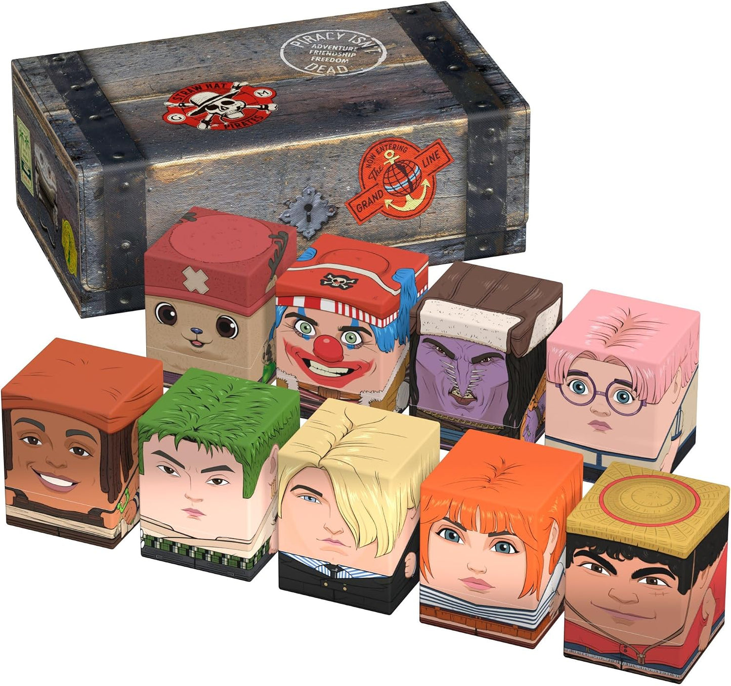 Ultimate Guard - Squaroes - Arkhive 800+ - One Piece - Collectors Case - Wooden Chest