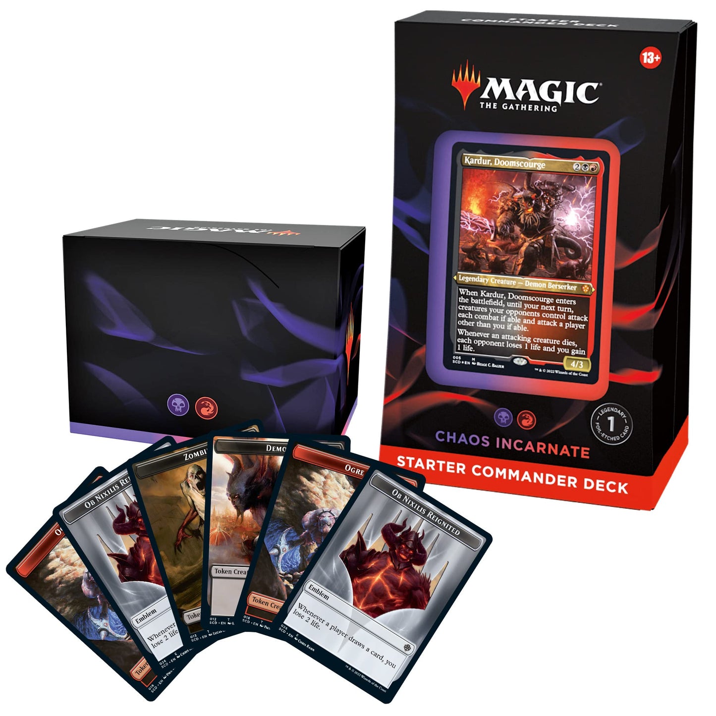 Magic: The Gathering Starter Commander Deck – Chaos Incarnate (Black-Red)