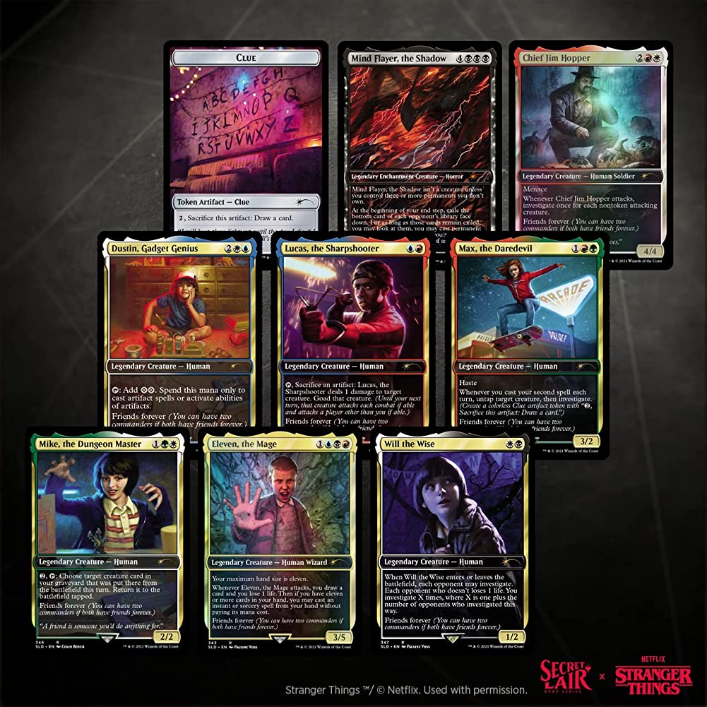 Magic TCG Magic: The Gathering Secret Lair: x Stranger Things foil