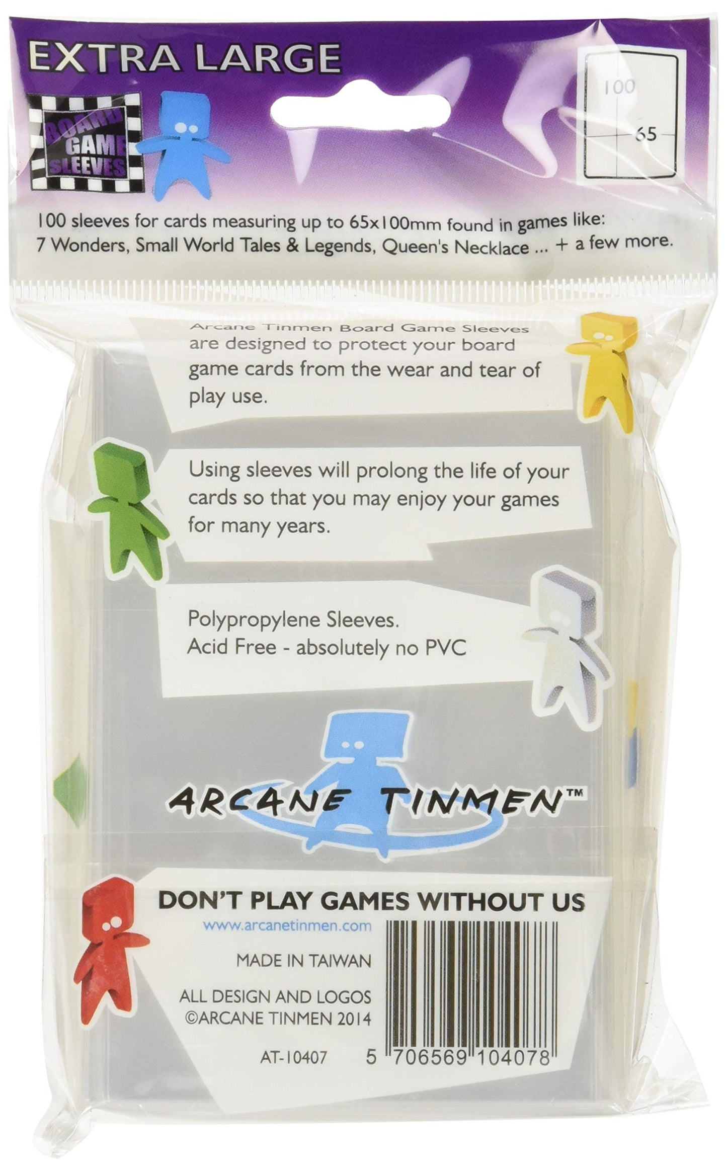 Arcane Tinman Sleeves: Board Game Extra Large