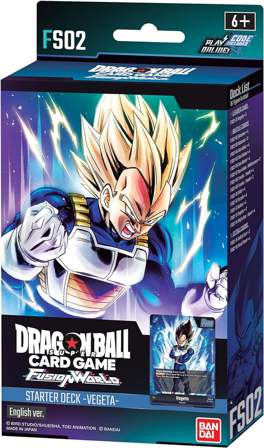 DRAGON BALL SUPER TCG: FUSION WORLD: VEGETA STARTER DECK 02 (FS02)