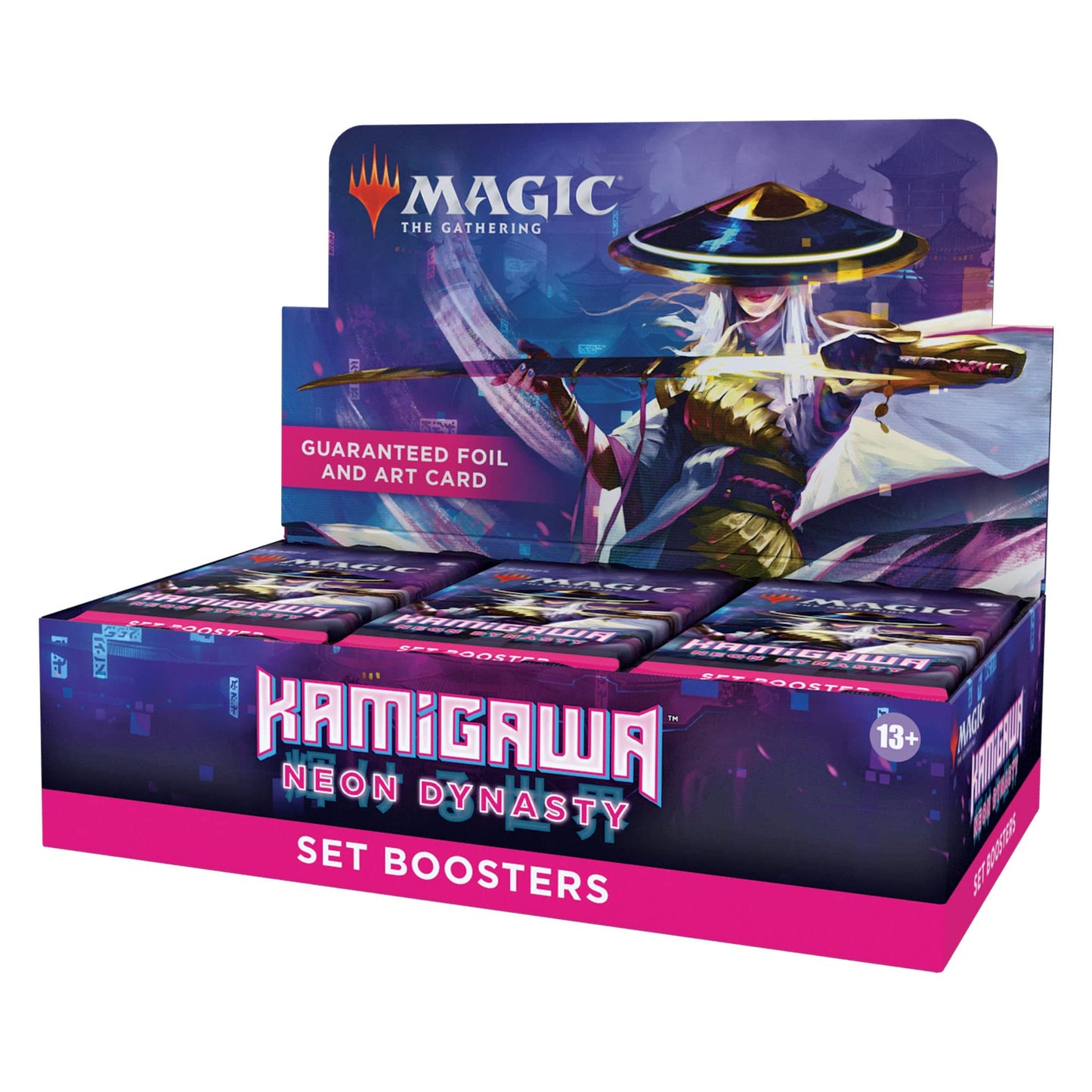 Magic The Gathering Kamigawa: Neon Dynasty Set Booster Box | 30 Packs (360 Magic Cards)