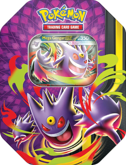 Pokemon TCG: Mega Moonlit Tin Mega Gengar - Presale Ships 06/05/2026