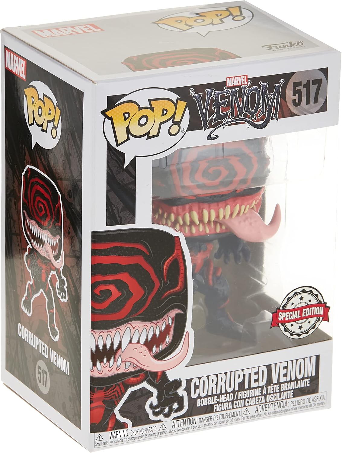 Marvel Funko Corrupted Venom LA Comic Con Exclusive Pop 517