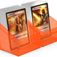 Ultimate Guard Boulder 100+ Clear, Deck Case for 100 Double-Sleeved TCG Cards, Poppy Topaz, Secure & Durable Storage for Trading Card Games, Transparent
