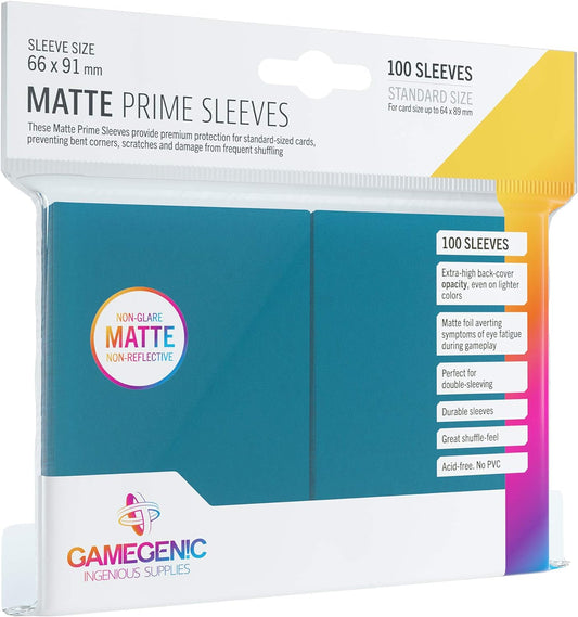 Gramegenic 80ct Matte Prime Sleeves: Blue
