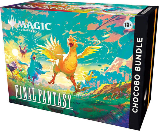 Magic: The Gathering Final Fantasy Chocobo Bundle (Chocobox) (1 Chocobo Booster, 10 Play Boosters, 1 Alt-Art Promo Card, 1 Scene Card, 32 Basic Lands, 1 Click Wheel, and More) - Presale Ships 12/05/2025