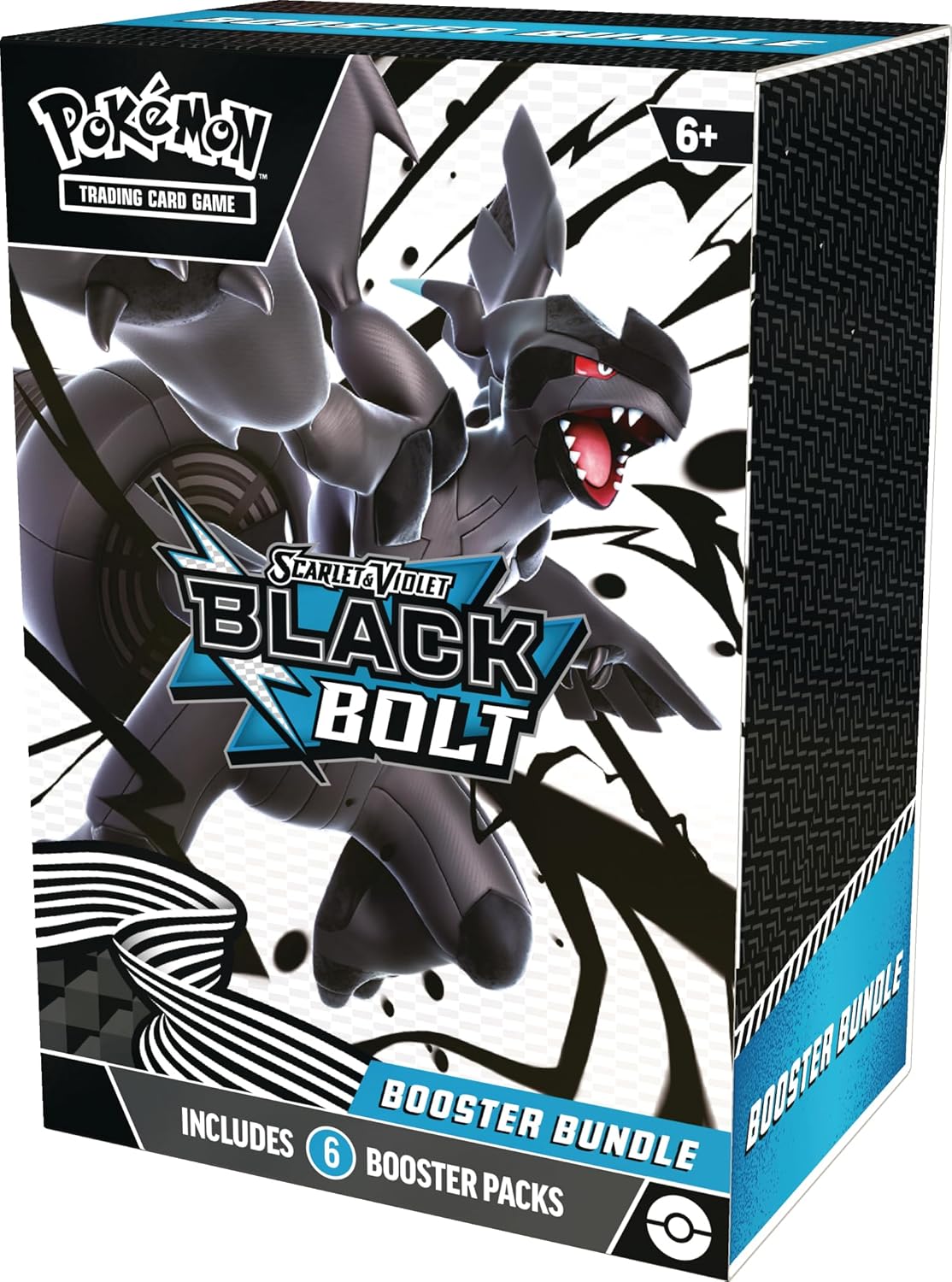 Pokemon TCG Scarlet & Violet 10.5 Black Bolt Booster Bundle Set - 6 Packs
