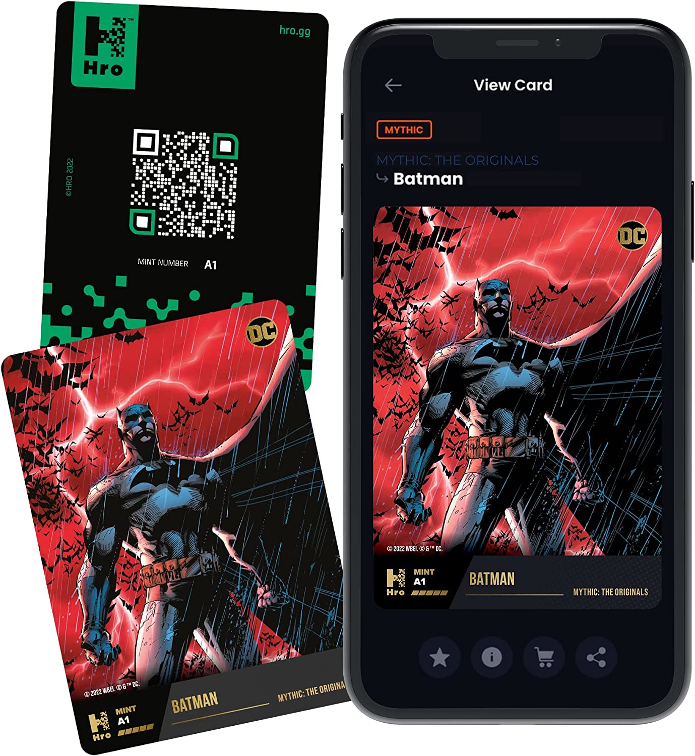 HRO Hybrid Trading Cards DC Unlock The Multiverse Batman 8 popular Pack Starter