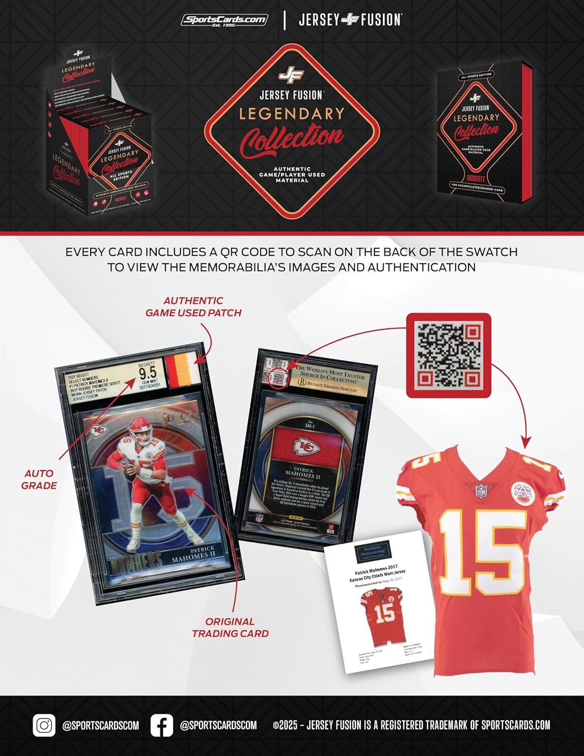 2025 Jersey Fusion Legendary Collection Hobby Box