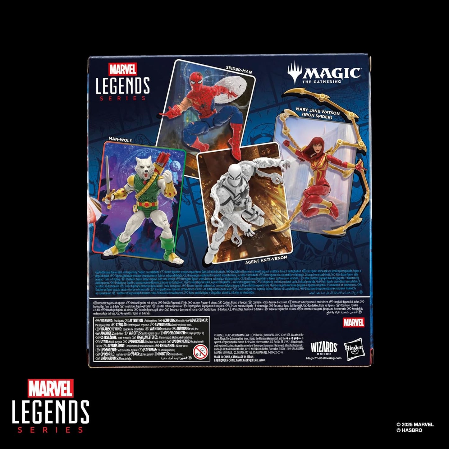 Marvel Legends Series Marvel's Spider-Man x Magic: The Gathering Mary Jane Watson (Iron Spider) - 6-Inch Action Figure Toy & Exclusive Foil Collectible Card Game Trading Card