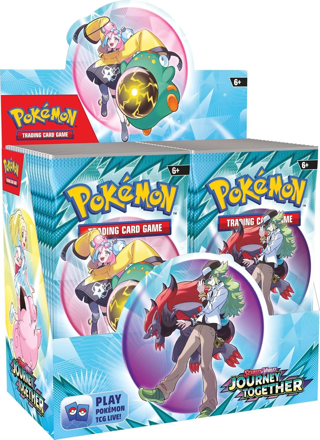 Pokemon TCG: Scarlet & Violet—Journey Together Enhanced Booster Display Box (36 Packs) - Presale Ships 3/28/2025