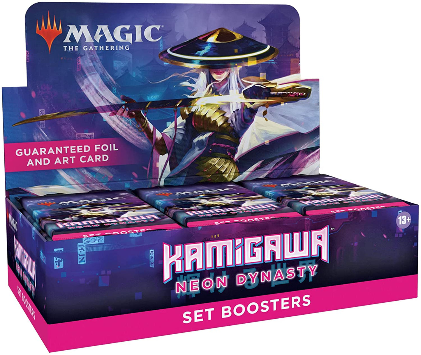 Magic: The Gathering Set Booster Box Case - Kamigawa: Neon Dynasty (Case of 6)