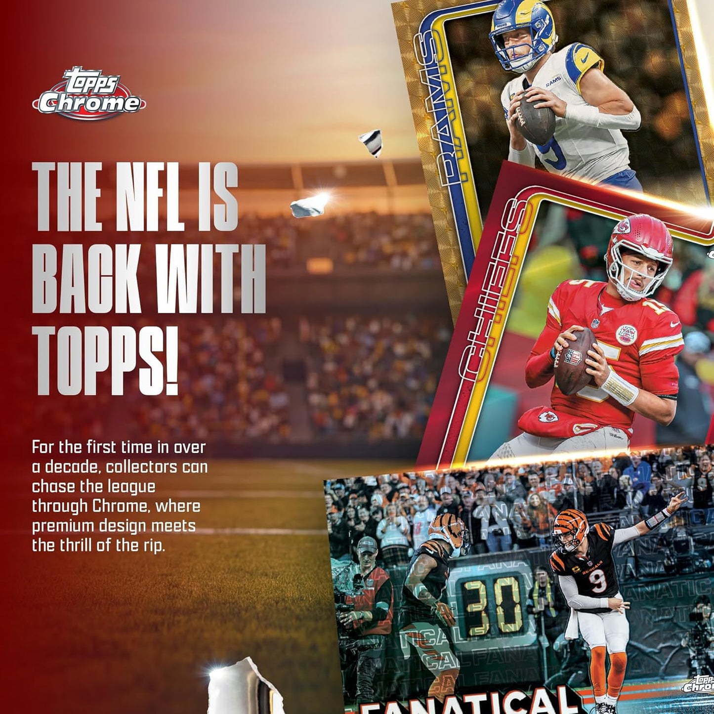 2025 Topps Chrome Football Value Blaster Box