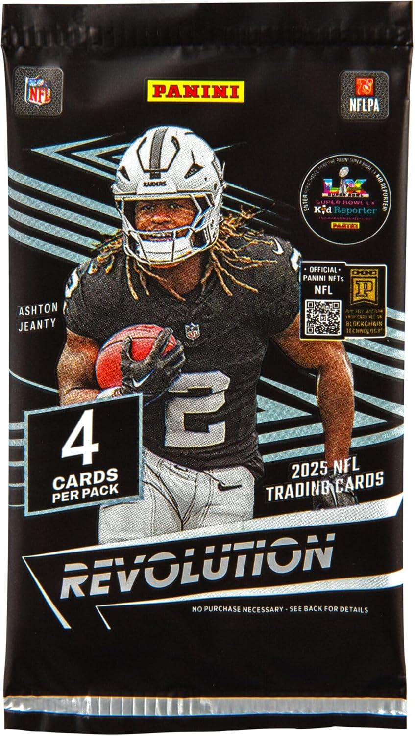 2025 Panini Revolution Football Trading Cards Mega Box