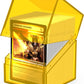 Ultimate Guard Boulder 100+ Clear, Deck Case for 100 Double-Sleeved TCG Cards, Amber, Secure & Durable Storage for Trading Card Games, Transparent