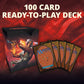 Magic: The Gathering Commander Legends Commander Deck  Arm for Battle | 100 Card Ready-to-Play Deck | 1 Foil Commander | Red-White, C78590000