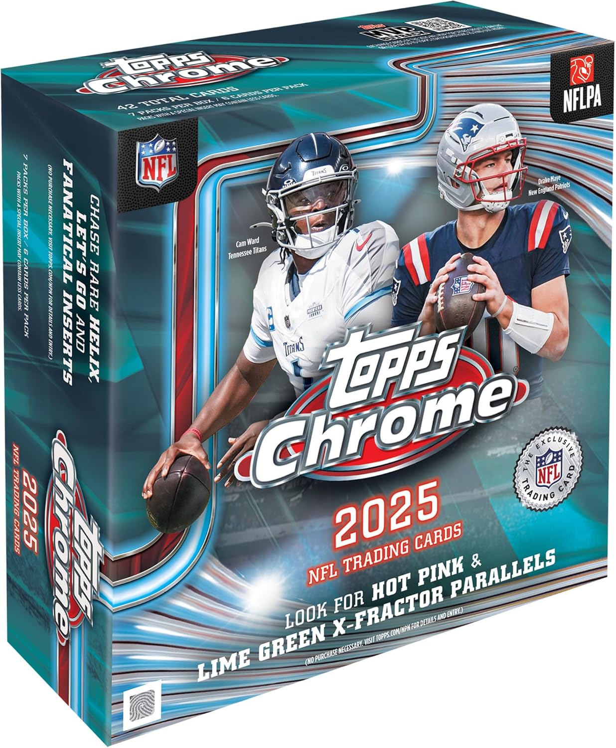 2025 Topps Chrome Football Mega Box
