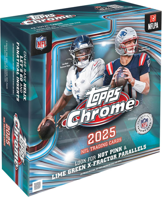 2025 Topps Chrome Football Mega Box
