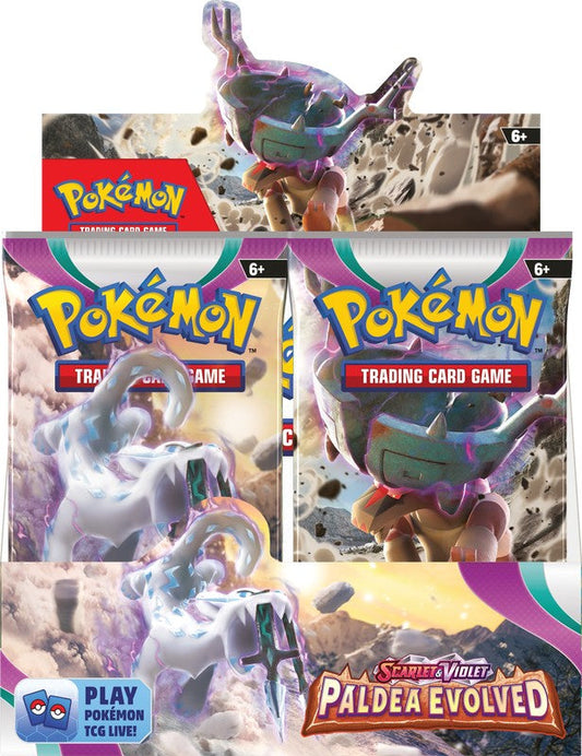 Pokemon TCG: Pokemon Scarlet and Violet 2 Paldea Evolved Booster - Preorder - Release Date: June 9th 2023