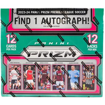 2023/24 Panini Prizm Premier League EPL Soccer Hobby Box