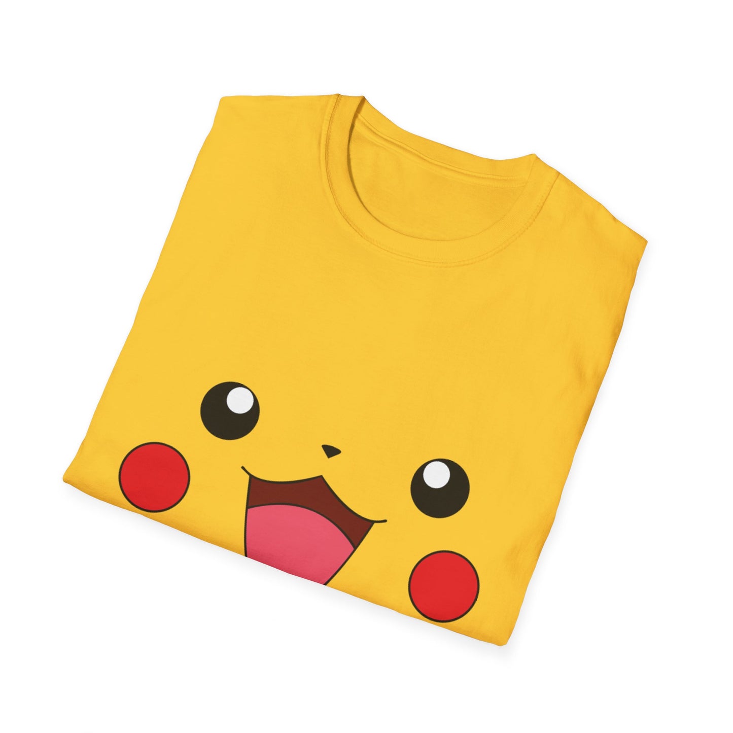 Pika Poke Face Unisex T-Shirt (Adult)