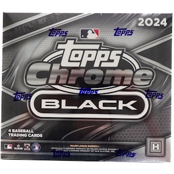 2024 Topps Chrome Black Baseball Hobby Box