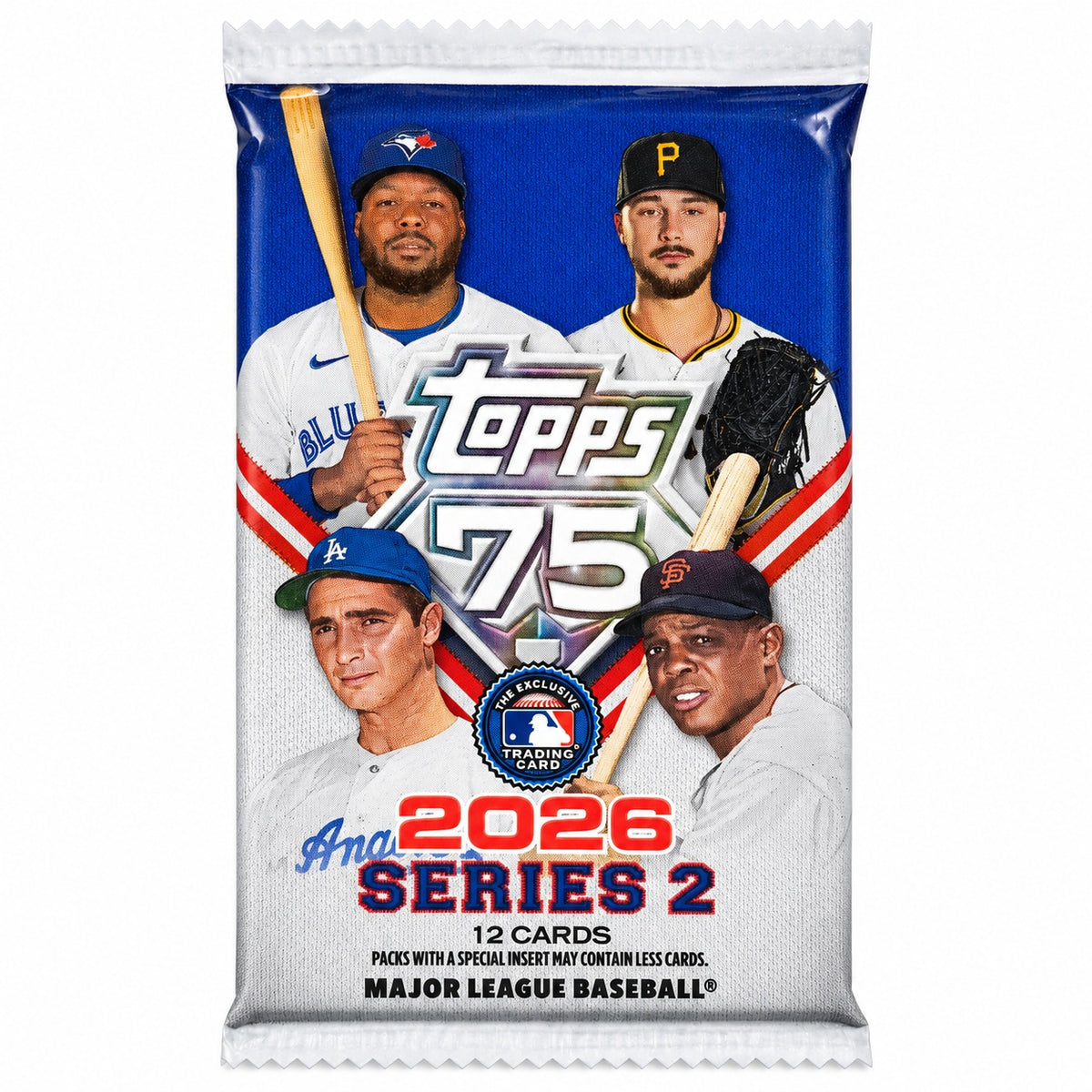 Topps 2026 Series 2 Baseball Hobby Pack – 12 Trading Cards