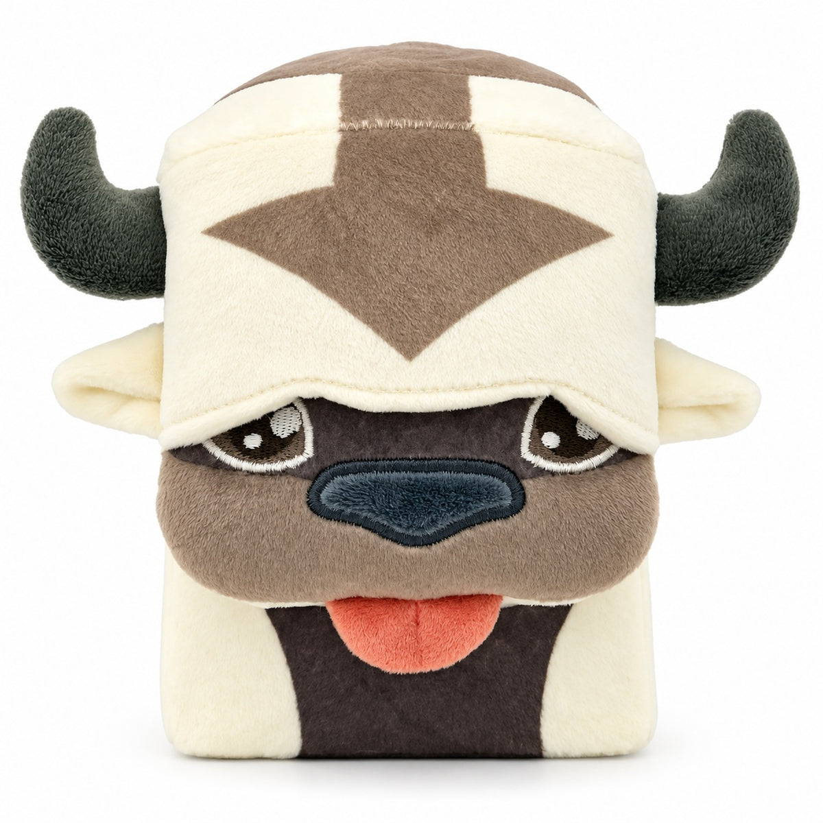 Gatherers' Tavern Magic: The Gathering Avatar: The Last Airbender Appa ARTY Deck Box – Holds 100+ Double-Sleeved Cards, Plush Card Storage with Adjustable Strap