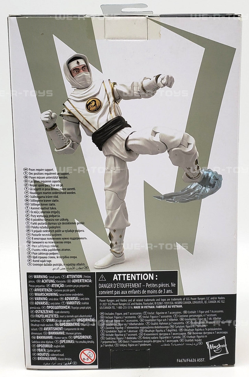 Power Rangers Lightning Collection Ninja White Ranger 6" Action Figure
