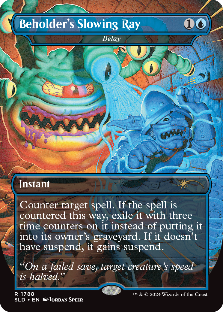 Magic the Gathering Secret Lair x Dungeons & Dragons: Death is in the Eyes of the Beholder I - Foil Edition