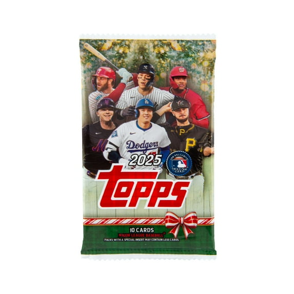 Topps 2025 Holiday Baseball Mega Box Individual Pack
