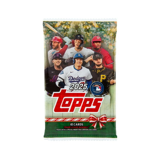 Topps 2025 Holiday Baseball Mega Box Individual Pack