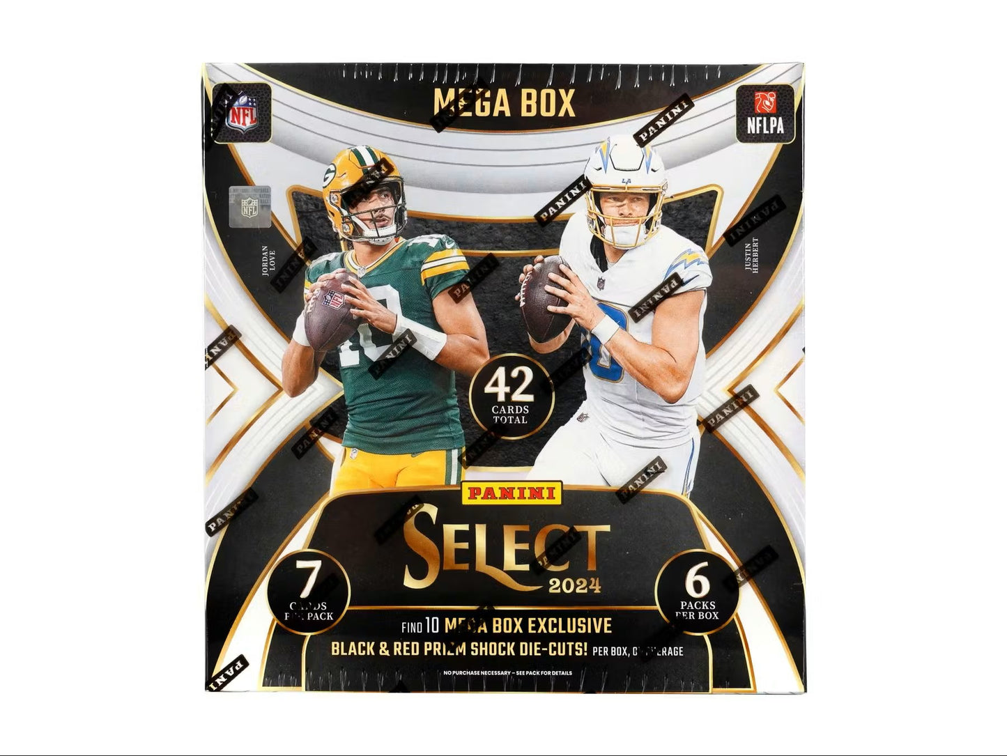 2024 Panini Select Football Mega Box (Black & Red Prizms!)