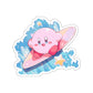 Pinky Surfing Kiss-Cut Stickers