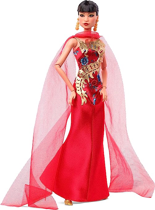 Barbie Doll, Anna May Wong for Barbie Inspiring Women Collector Series, Barbie Signature, Red Gown