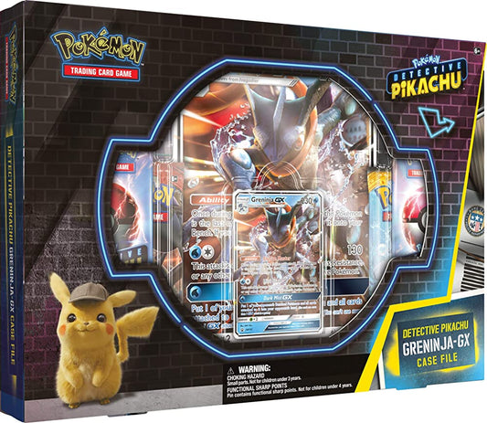 Pokemon TCG Detective Pikachu Greninja-Gx Case File: Pokemon TCG: 2 Greninja Foil Trading Cards | 7 Booster Pack