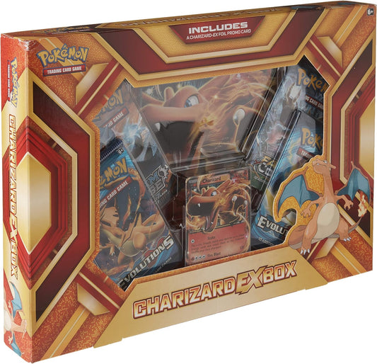 Pokemon Cards TCG: Charizard EX Box Fire Blast Card Game, Multicolor