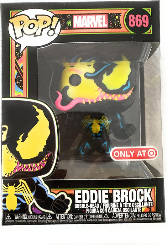 Funko Pop! Marvel Target Exclusive Eddie Brock Venom Black Light