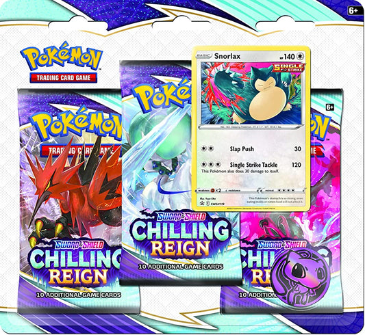 Pokemon TCG: Sword & ShieldChilling Reign Three-Booster Blister