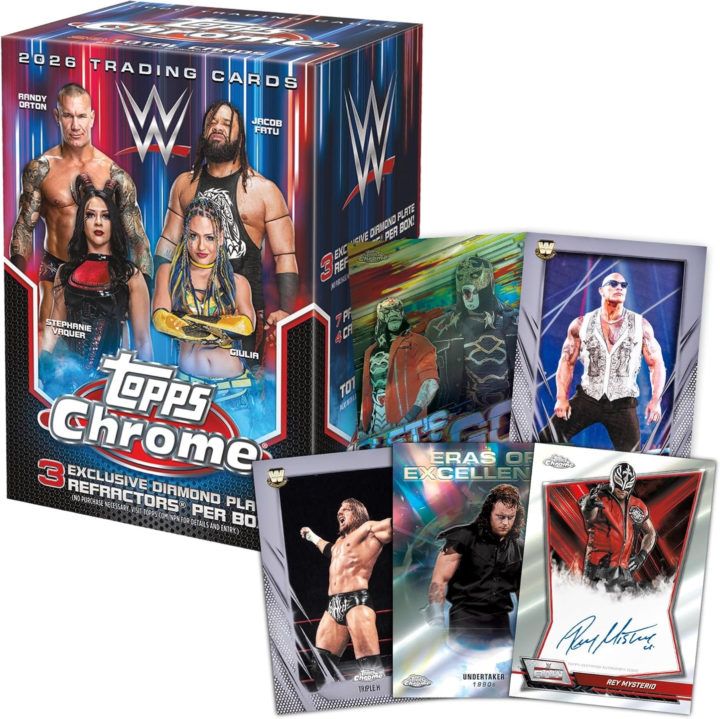 2026 Topps Chrome WWE Value Blaster Box