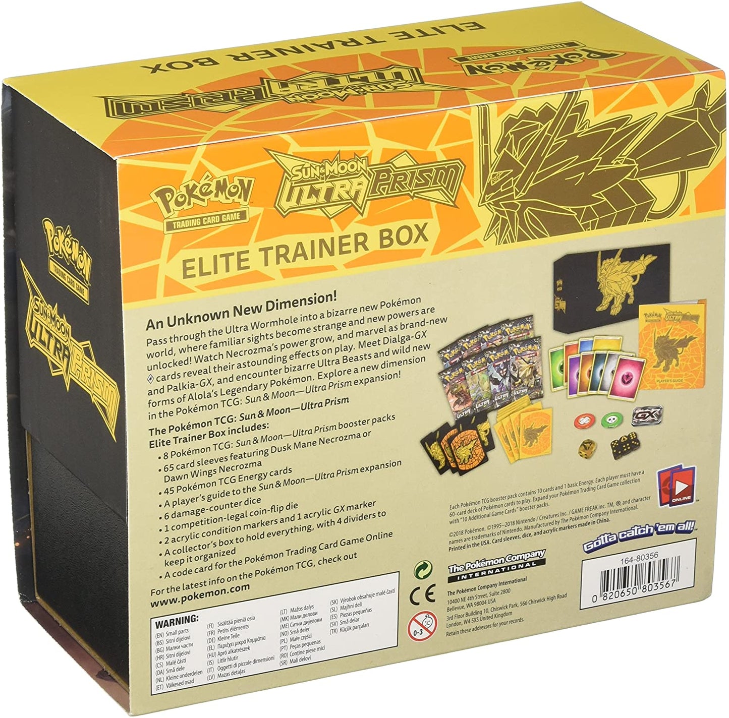 Pokemon TCG: Elite Trainer Box - Ultra Prism (Dusk Mane Necrozma)