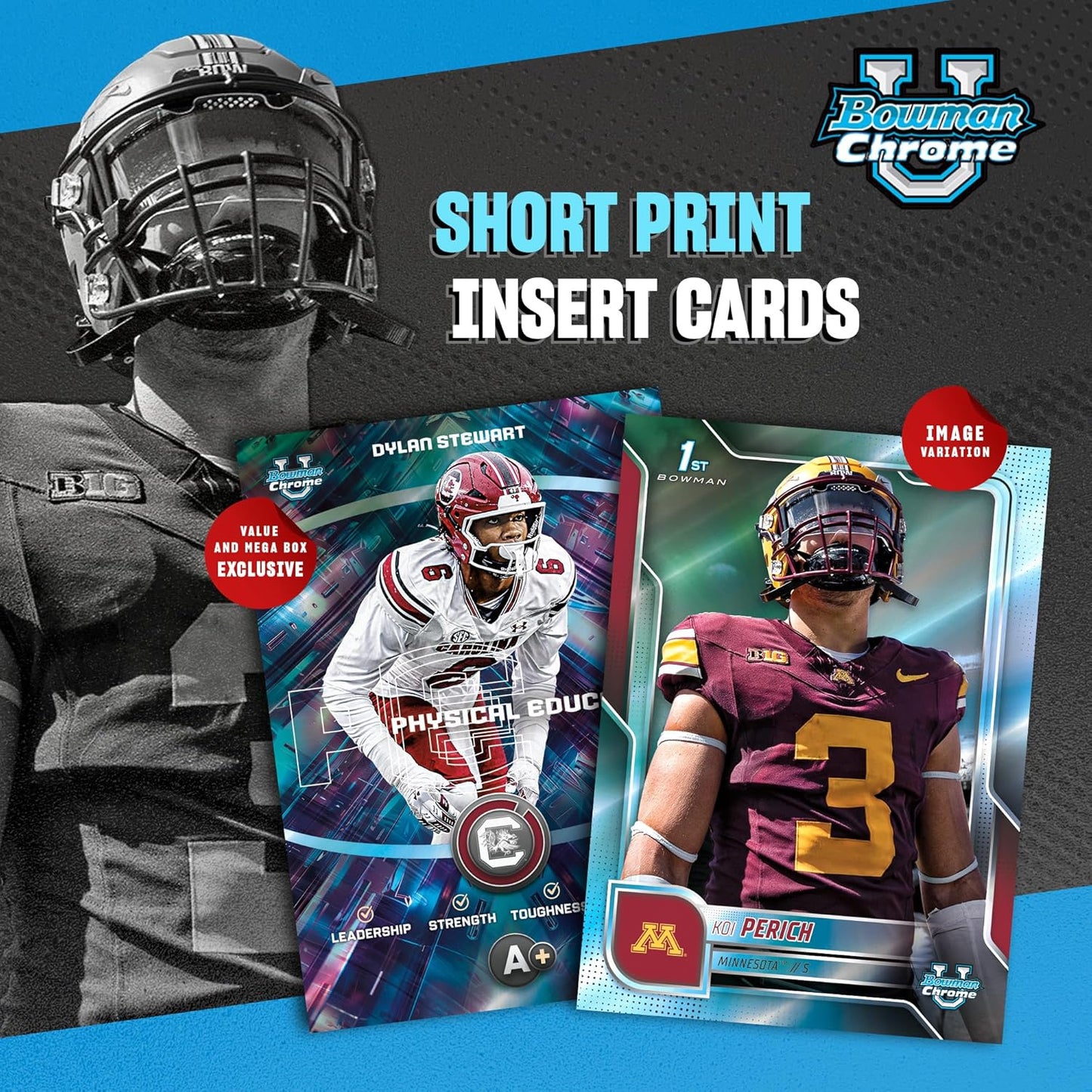 Topps 2025 Bowman University Chrome Football Value Blaster Box