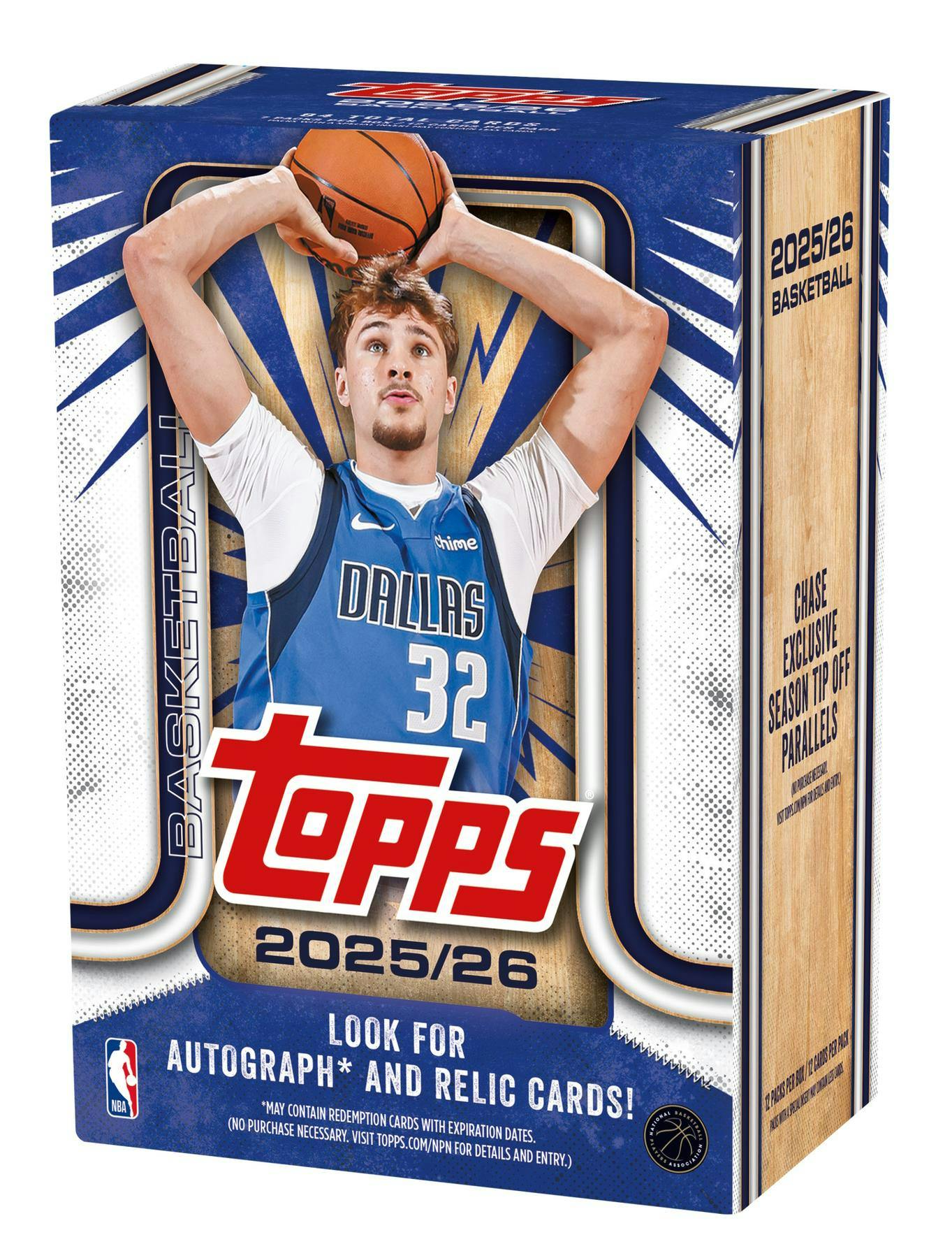 2025/26 Topps Basketball 7-Pack Blaster Box
