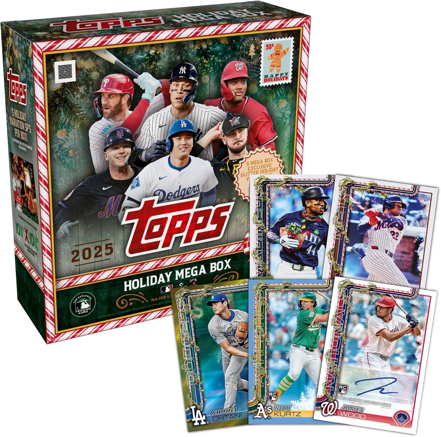 Topps 2025 Holiday Baseball Mega Box